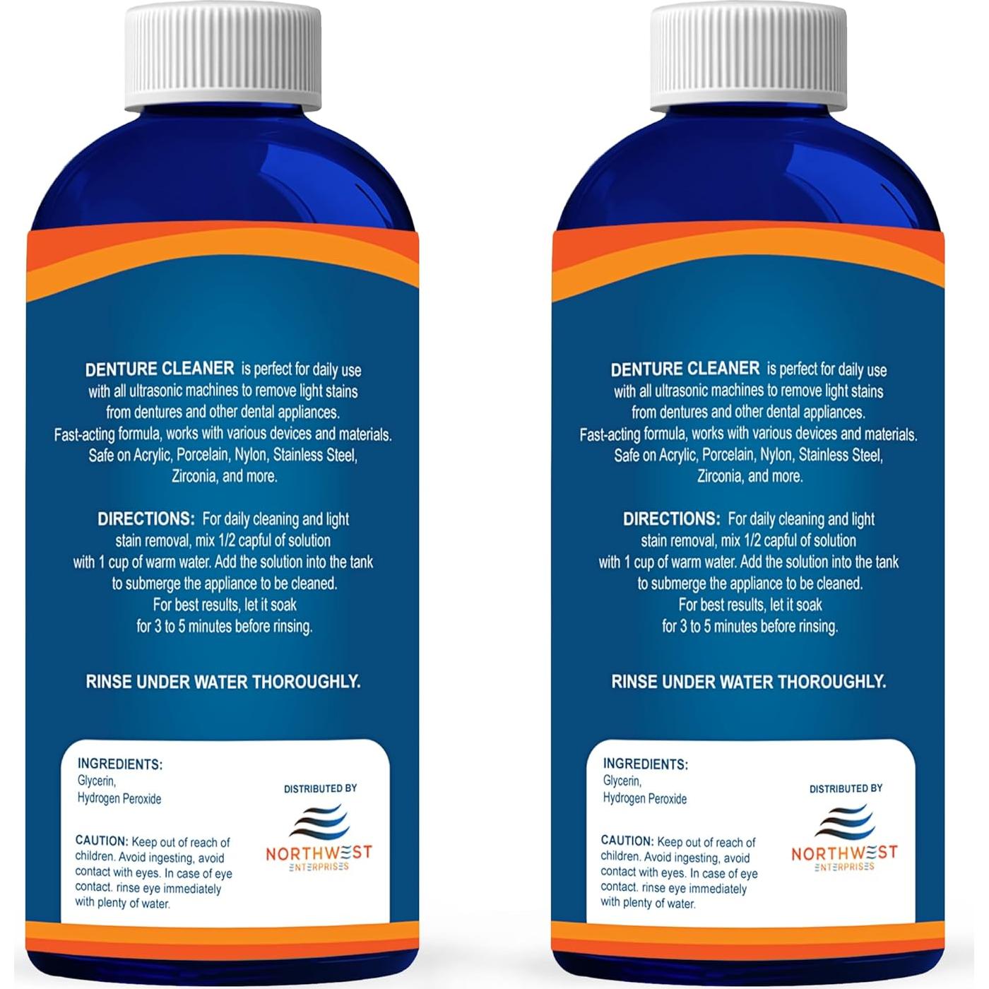 Limpiador Ultrasónico de Dentaduras Northwest 473ml - Fórmula Multi-Enzimática