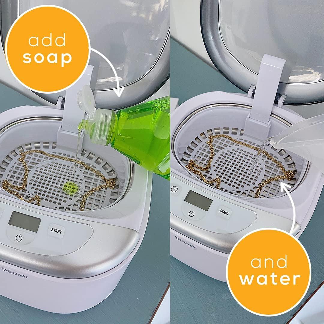 Limpiador Ultrasónico Beurer SUR42 con Temporizador Digital 549 ml