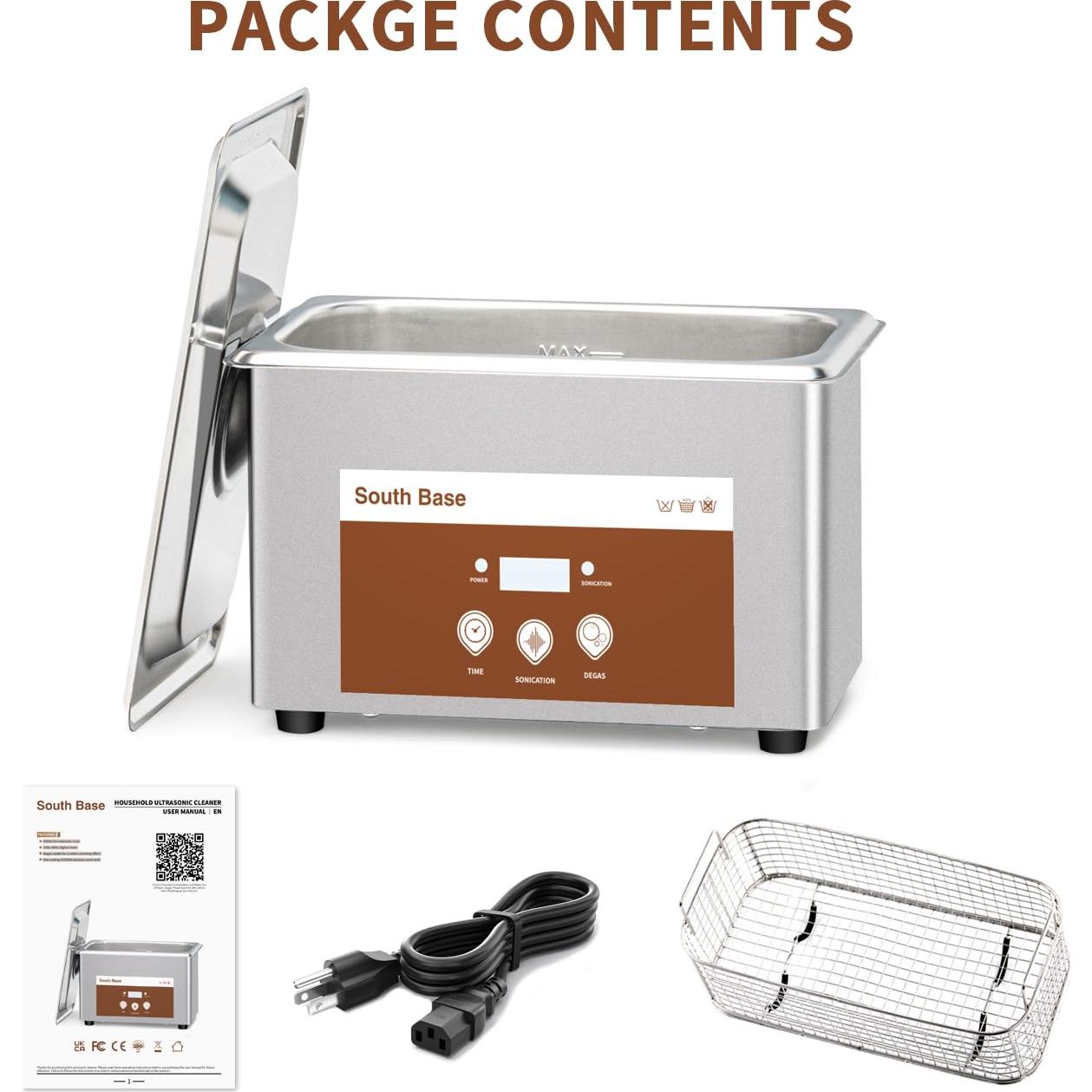 Limpiador Ultrasónico 900ML Shen Zhen 35W Acero Inoxidable