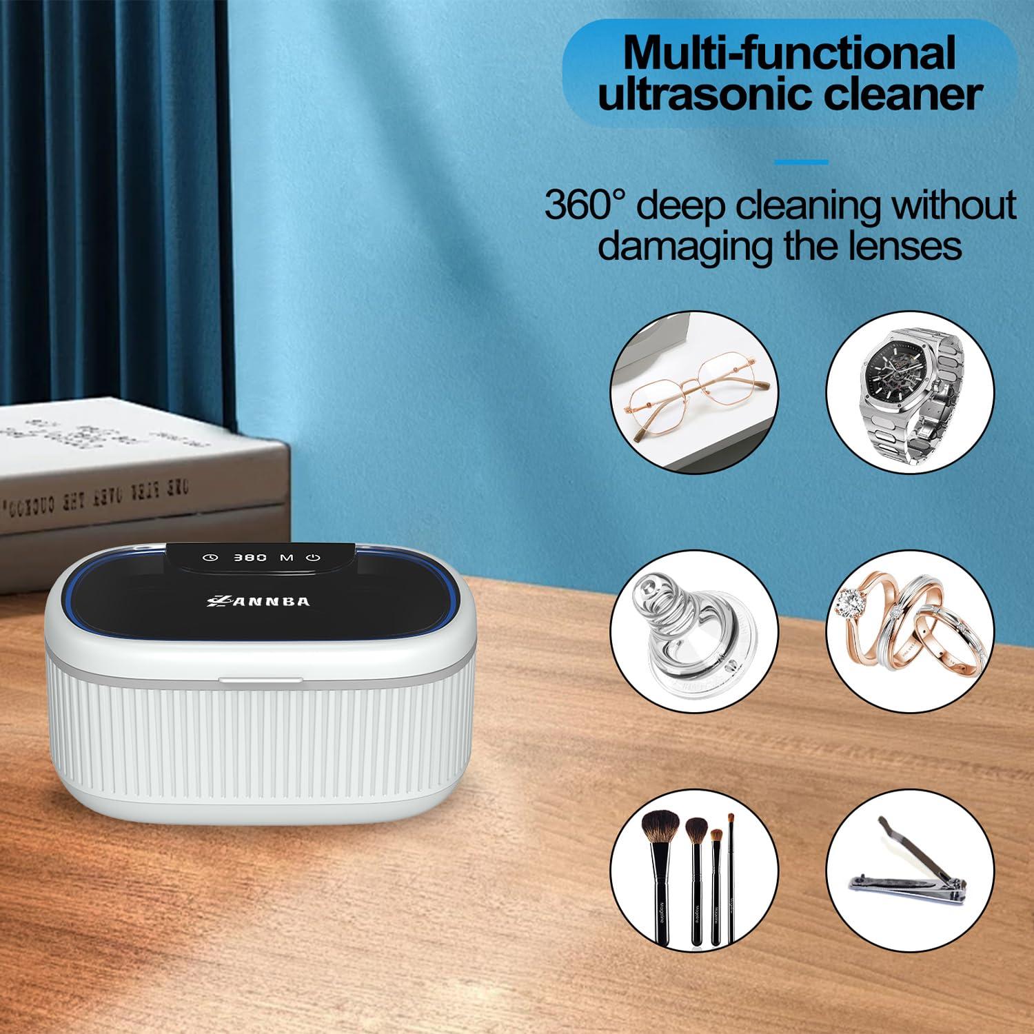 Limpiador Ultrasónico de Joyas ZANNBA 550ml 45KHz Digital