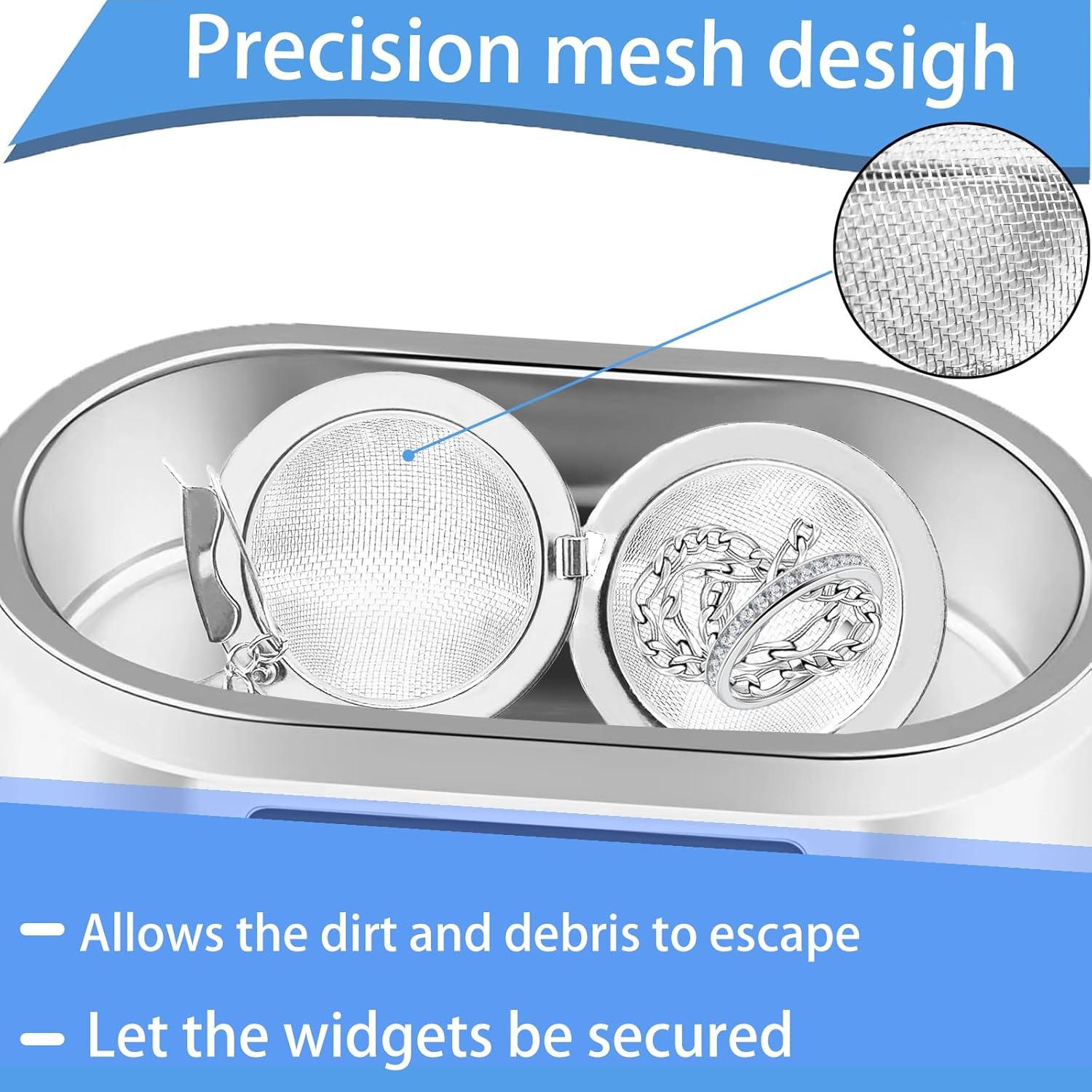 Cesta de Limpieza Ultrasónica YudeWater 3 Piezas Acero Inoxidable