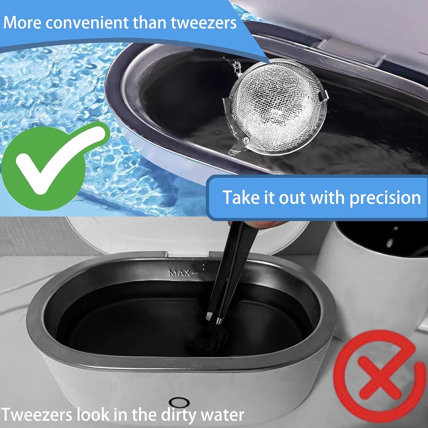 Cesta de Limpieza Ultrasónica YudeWater 3 Piezas Acero Inoxidable