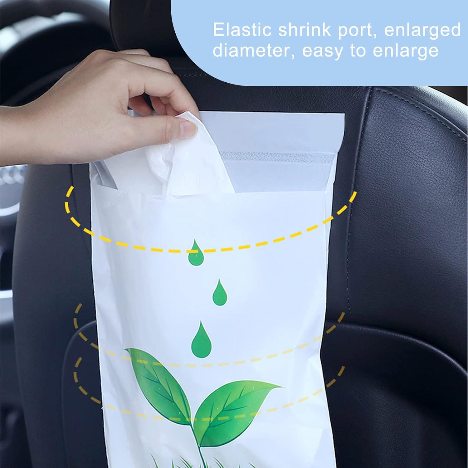 Bolsa de Basura Desechable para Auto Hipruict - 100 Pcs 15.14L