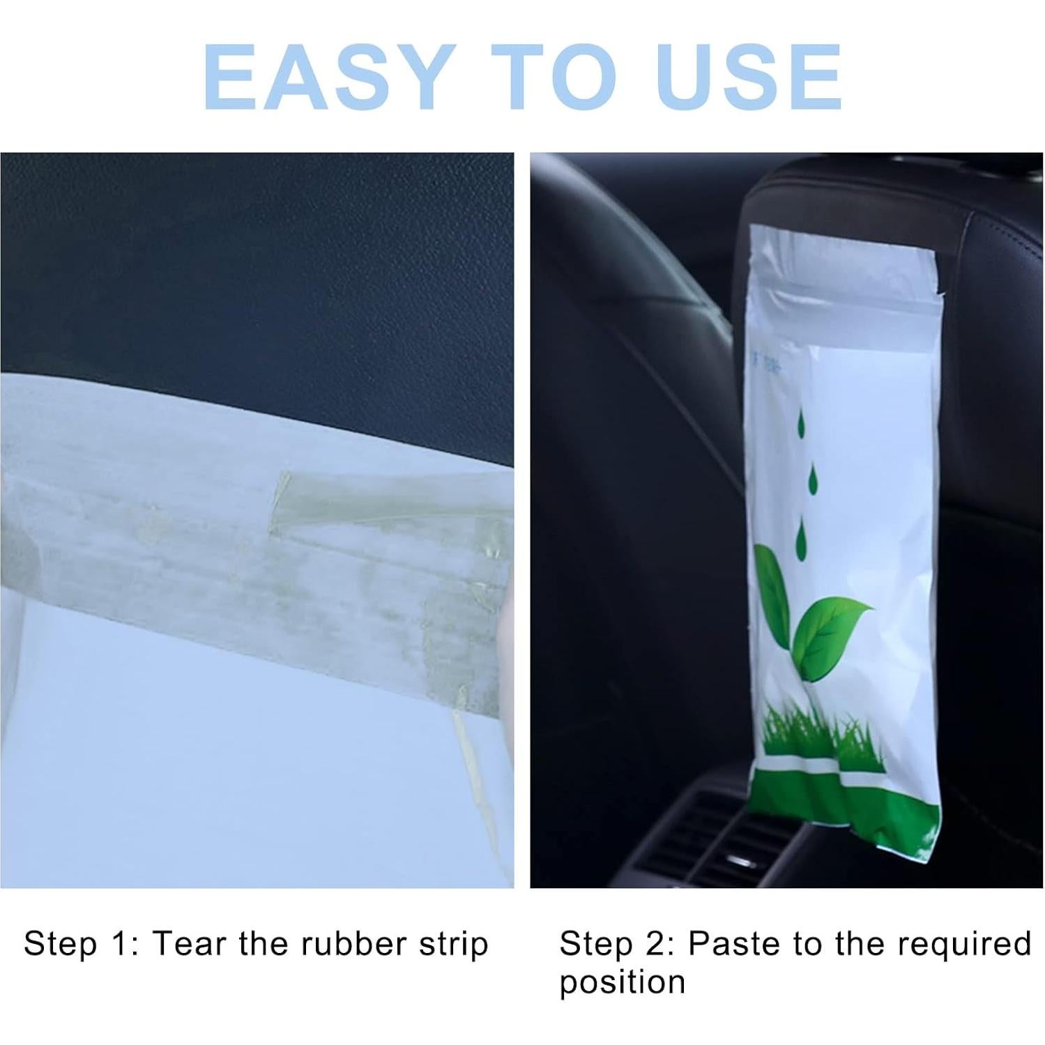 Bolsa de Basura Desechable para Auto Hipruict - 100 Pcs 15.14L