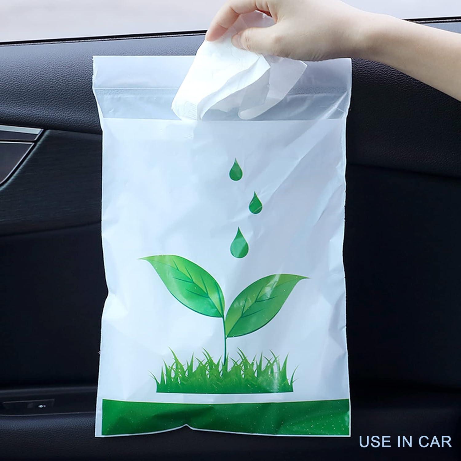 Bolsa de Basura Desechable para Auto Hipruict - 100 Pcs 15.14L