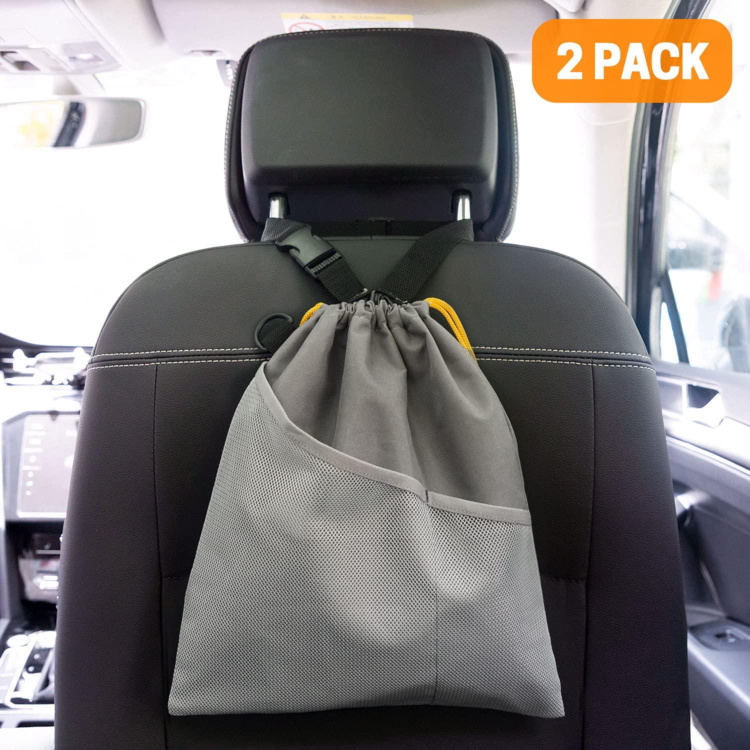 Bolsa de Basura para Coche GNEGNI 2PCS Impermeable 33.66x29.85cm