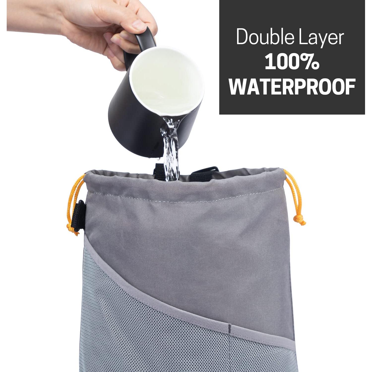 Bolsa de Basura para Coche GNEGNI 2PCS Impermeable 33.66x29.85cm