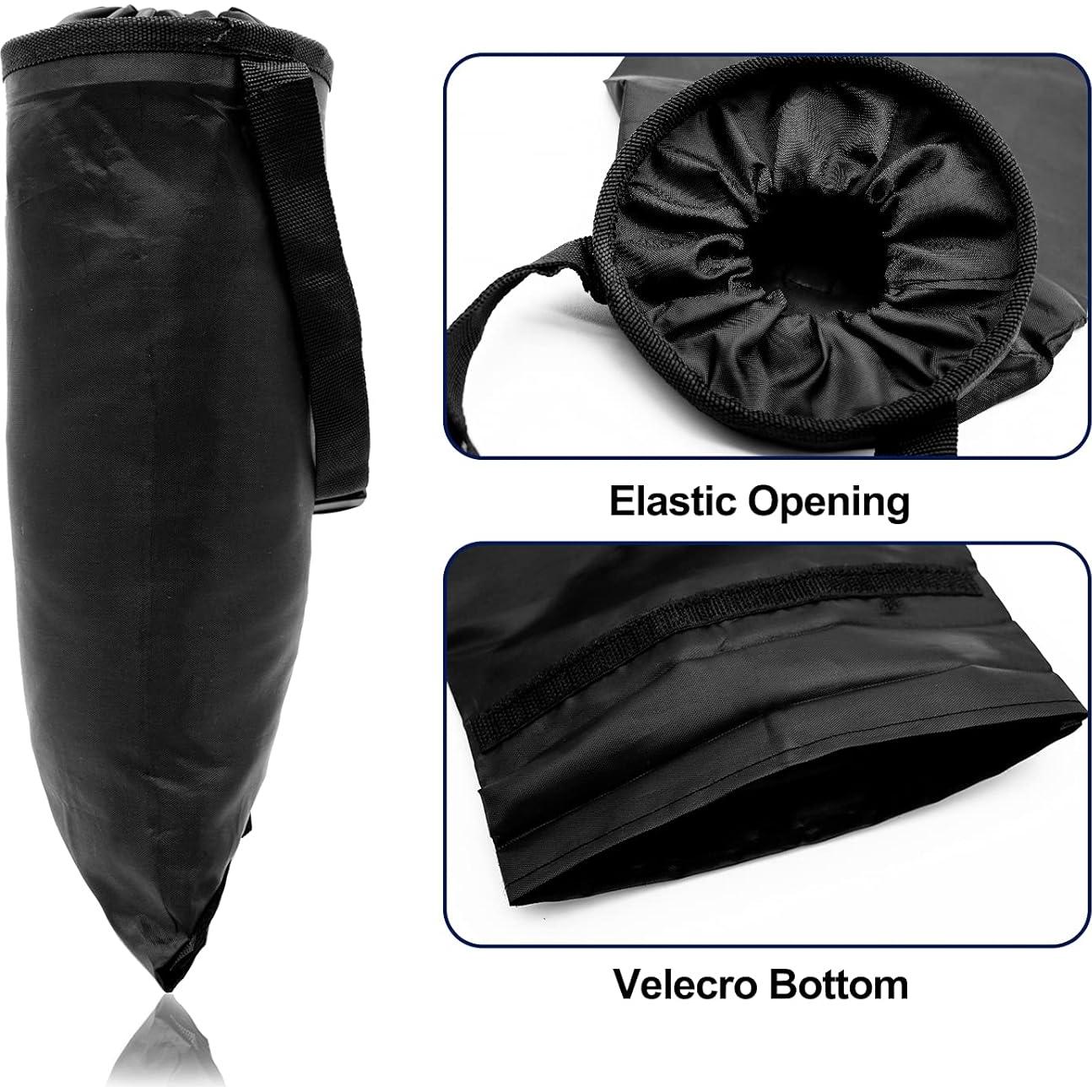 Bolsa de Basura para Auto WPLHB, 2 Pcs Negro, Lavable y Ecológica