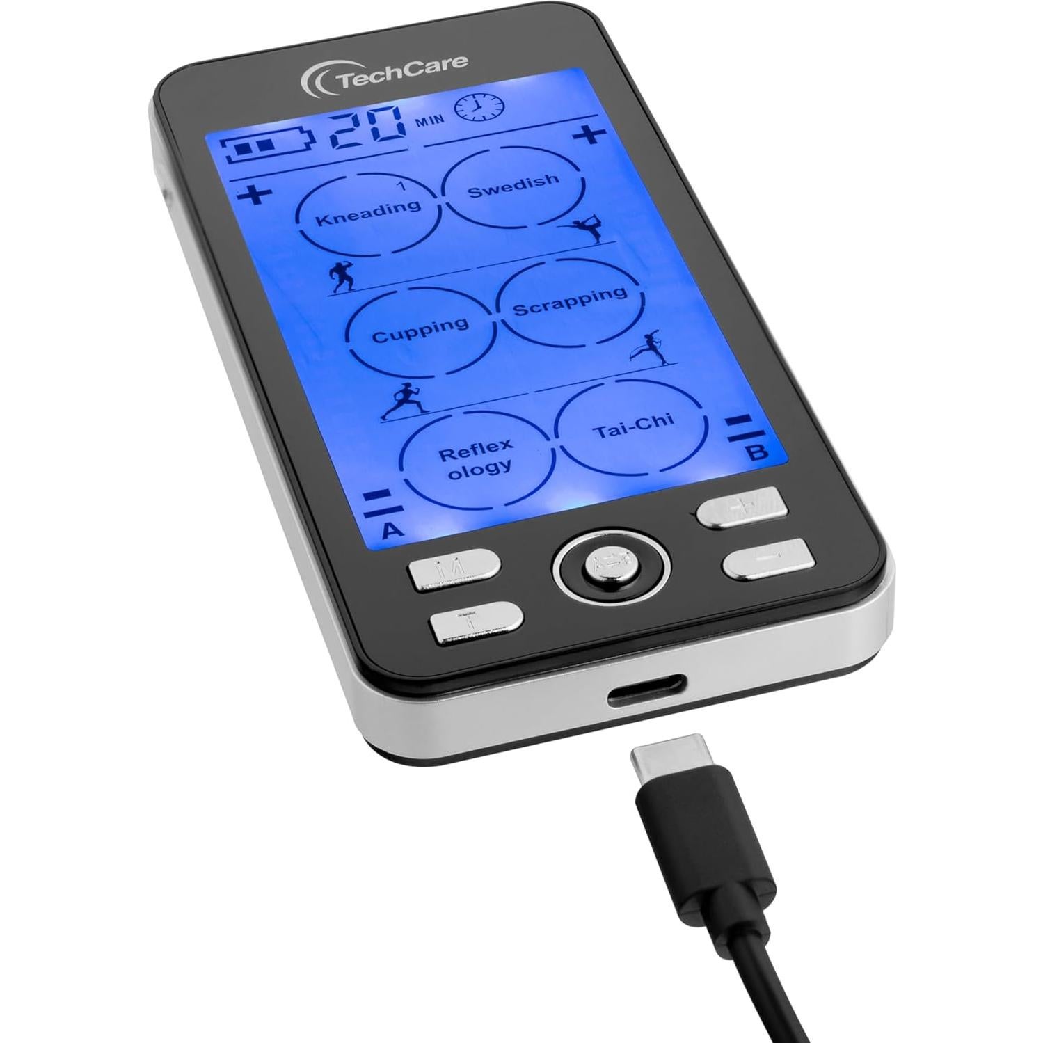 Masajeador TechCare Plus 24 Modos + Cinturón y Zapatos
