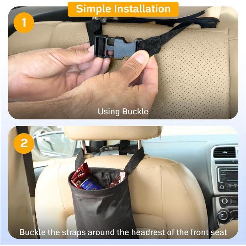 Bolsa de Basura para Auto EcoNour 2 Paquete Lavable 20x12cm