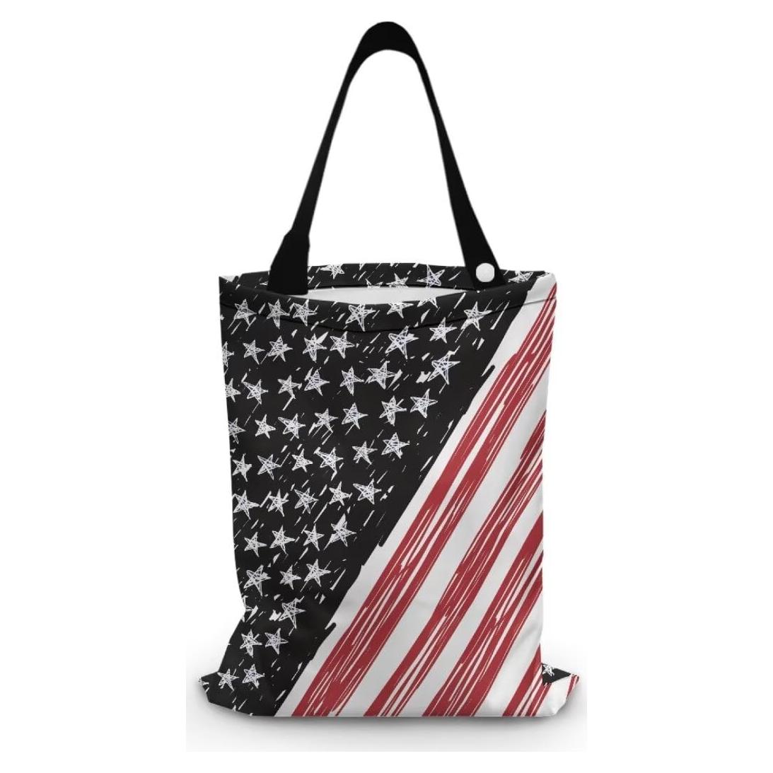 Bolsa de Basura para Auto PIREXCNY Bandera Americana Colgante