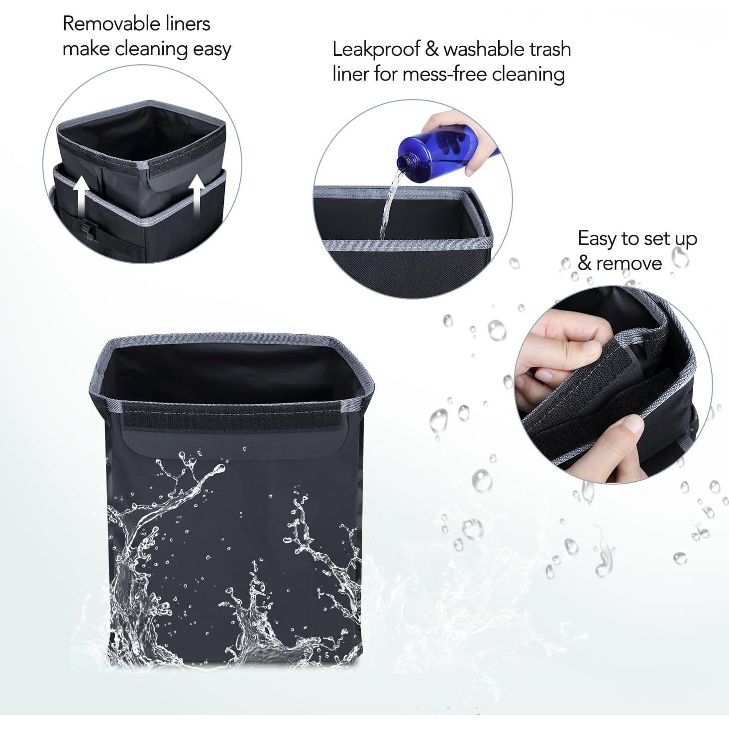 Basurero para Auto Farasla AB-11 con Soporte de Pañuelos