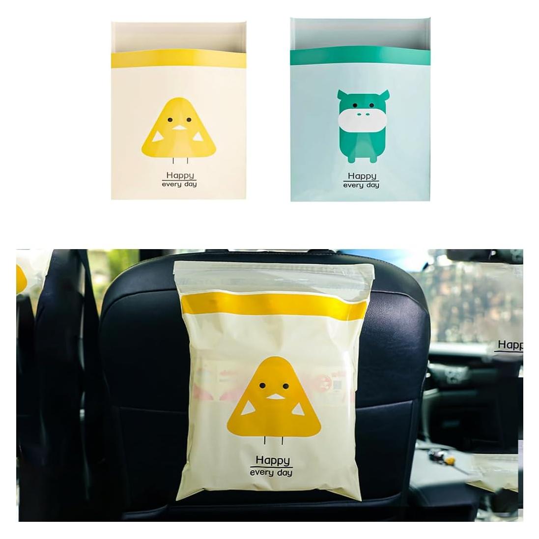 Bolsas de Basura Desechables Augeny 30PCS Autoadhesivas 31x25cm