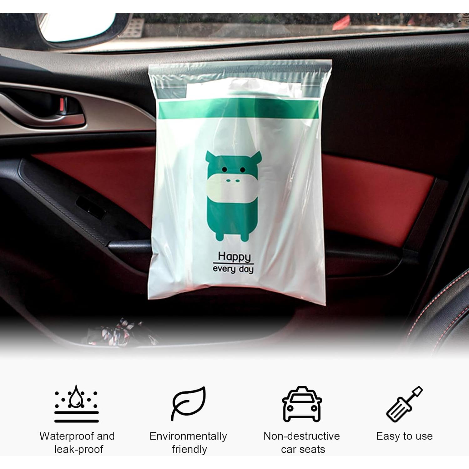 Bolsas de Basura Desechables Augeny 30PCS Autoadhesivas 31x25cm