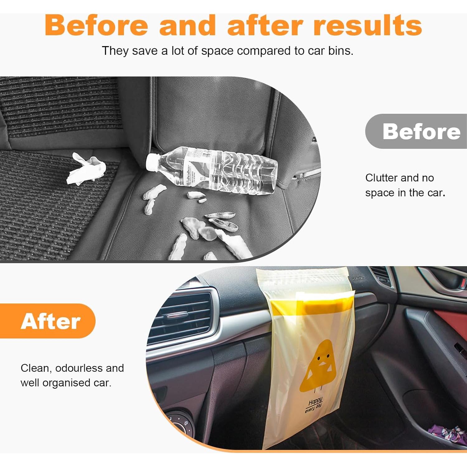 Bolsas de Basura Desechables Augeny 30PCS Autoadhesivas 31x25cm