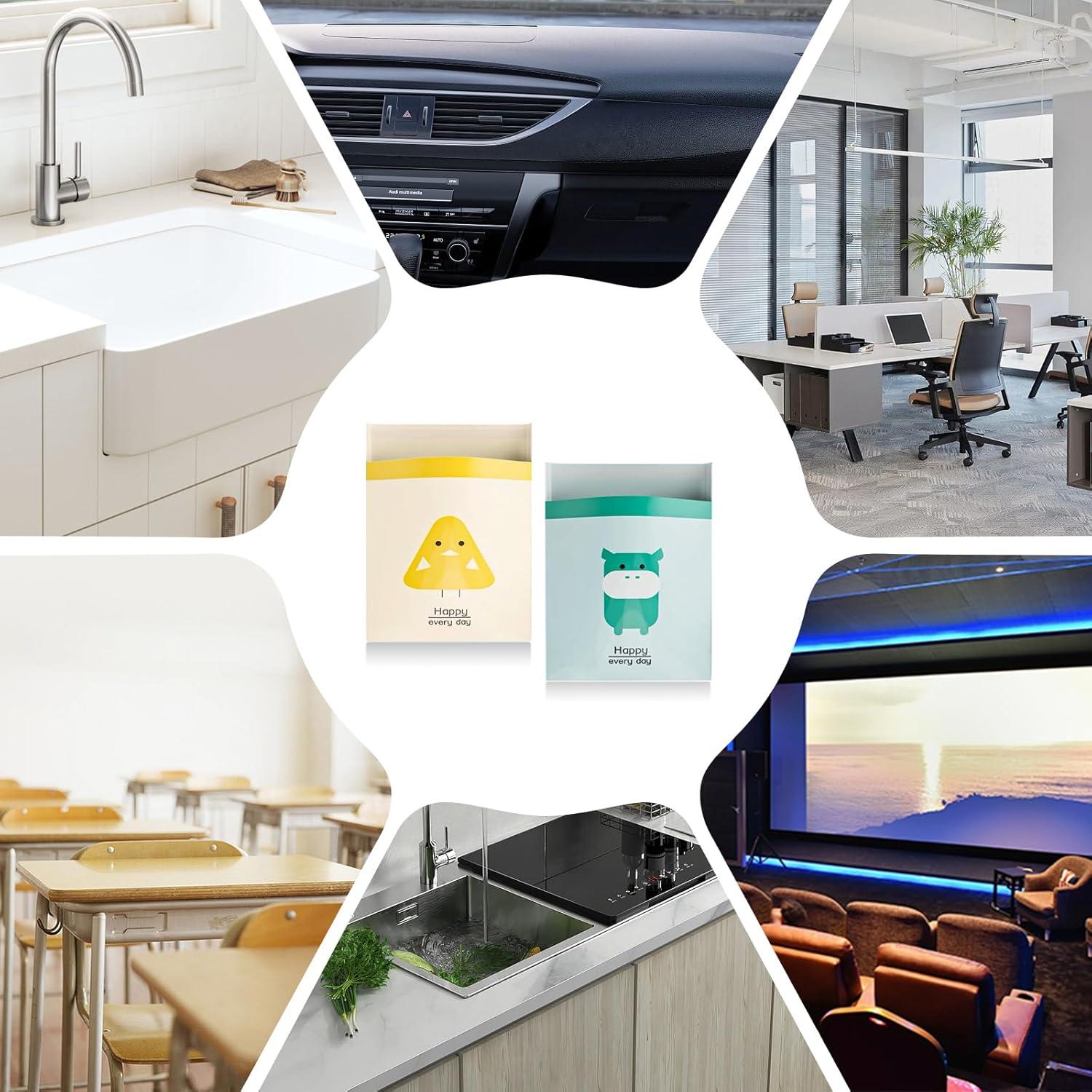 Bolsas de Basura Desechables Augeny 30PCS Autoadhesivas 31x25cm