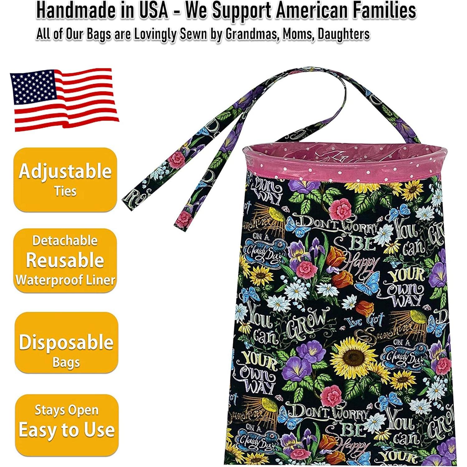 Bolsa de Basura para Auto NeatCarBags Grande Rosa Impermeable