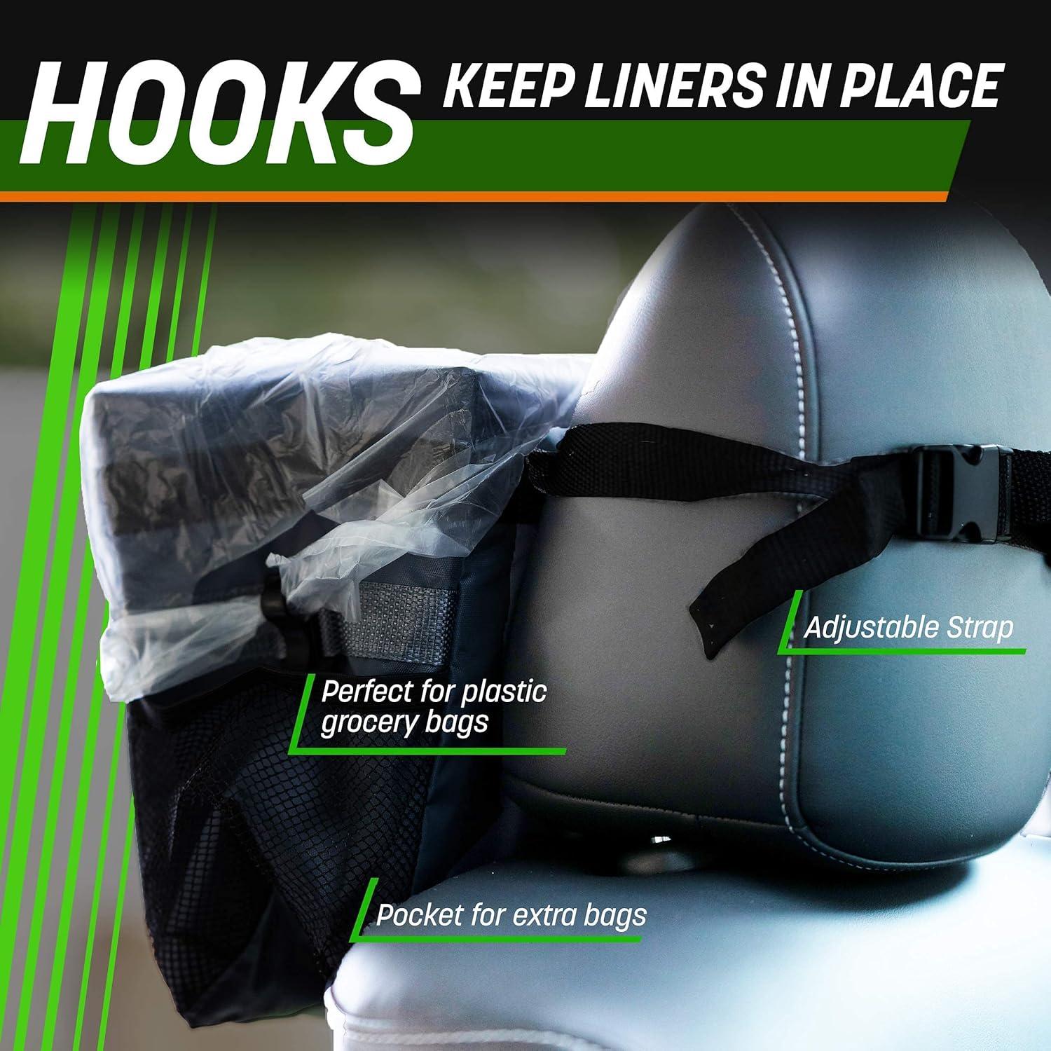 Bolsita de Basura para Auto Drive - 2 Galones Gris a Prueba de Fugas