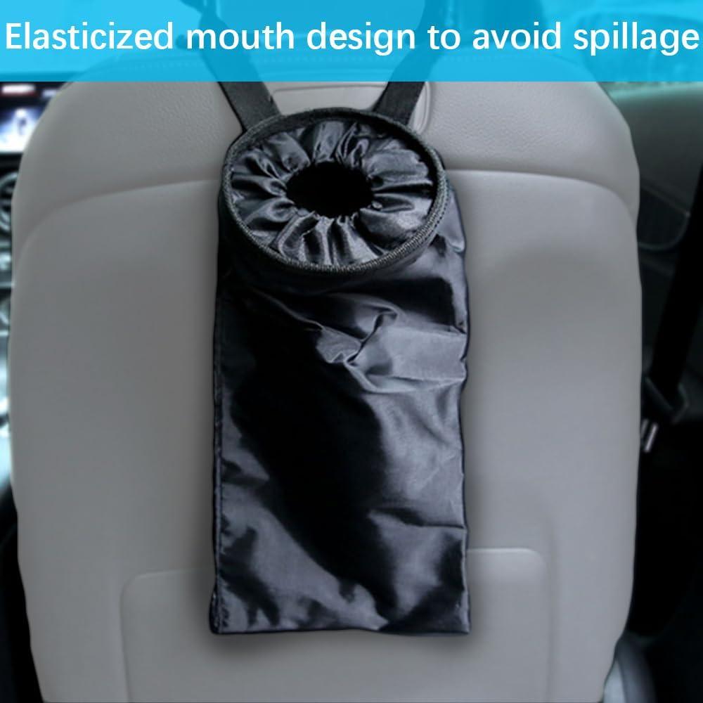 Bolsa de Basura Plegable para Autos Lecctso 2 Galones Negra