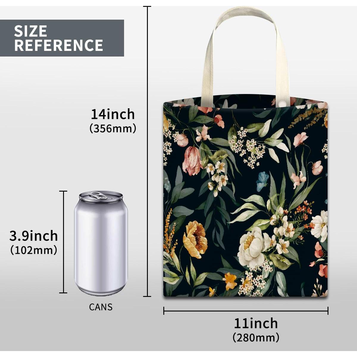 Basurero Colgante para Auto ABUIFDK Flores Acuareladas