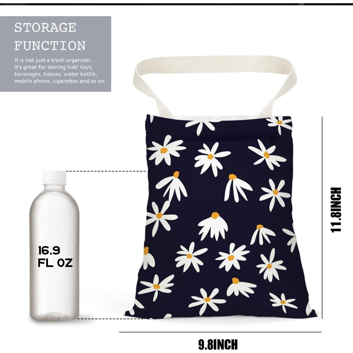 Bolsa de Basura para Auto Pykfrhh Impermeable 25x30cm