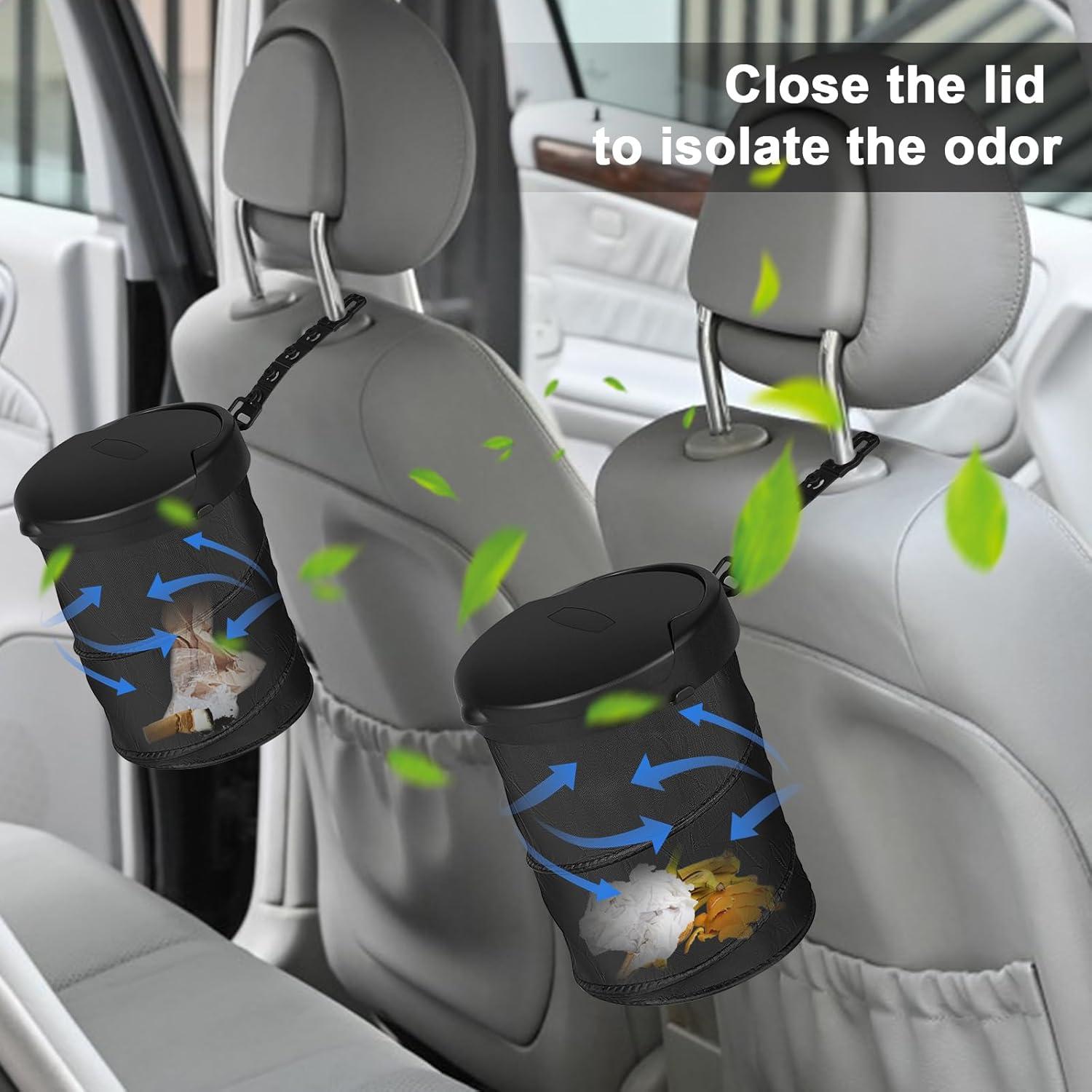 Basurero Plegable para Auto Kincown 2 Unidades 15x15x20.5cm