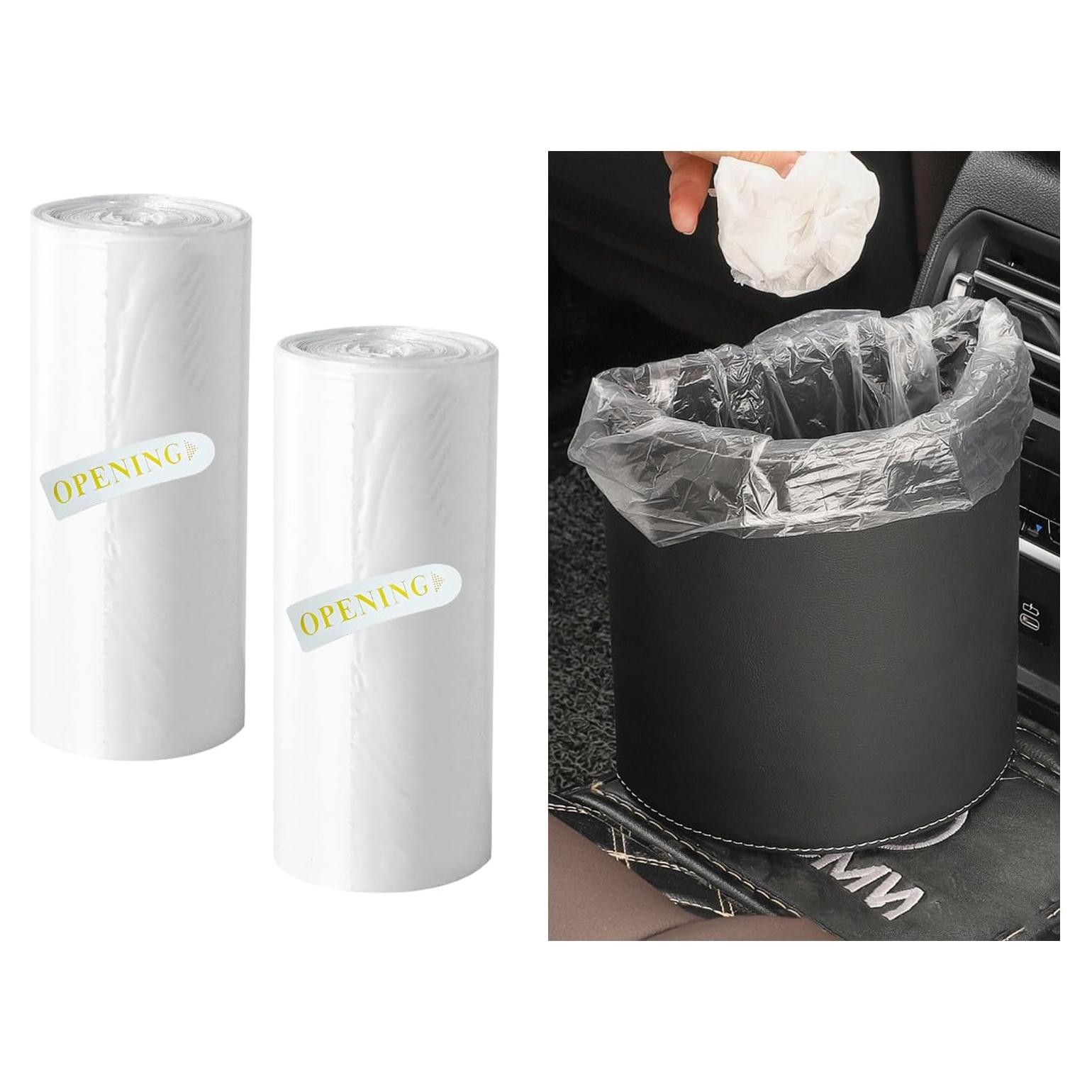 Forros de Basura Transparentes Yourkar 60 Contadores A Prueba de Agua