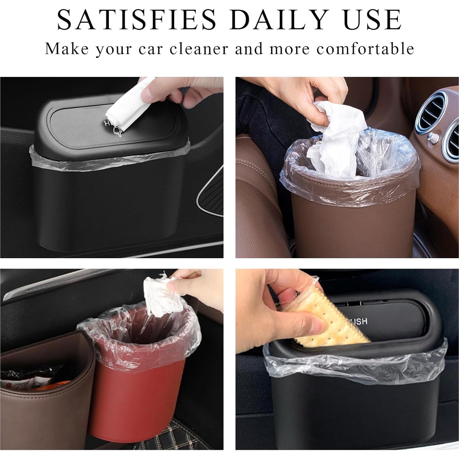 Forros de Basura Transparentes Yourkar 60 Contadores A Prueba de Agua