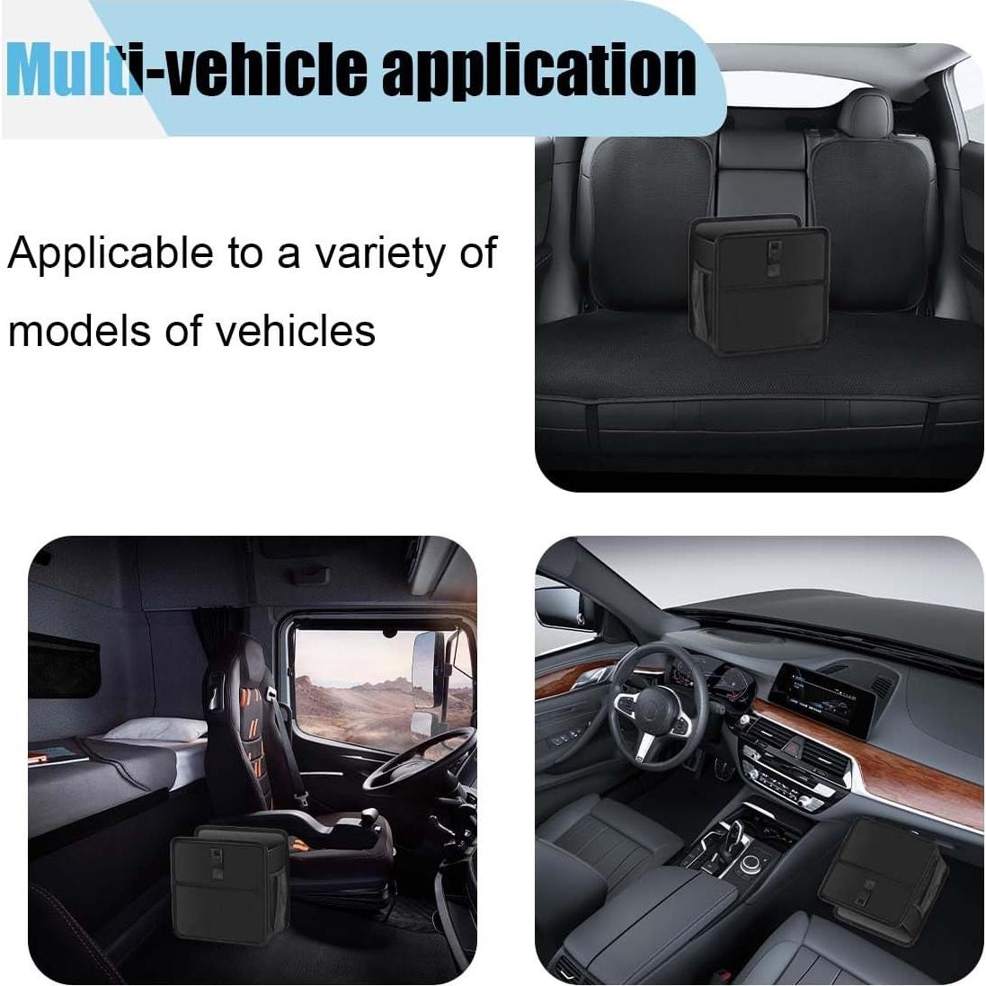 Basurero de Auto SMILFUY Plegable Impermeable 2 Galones