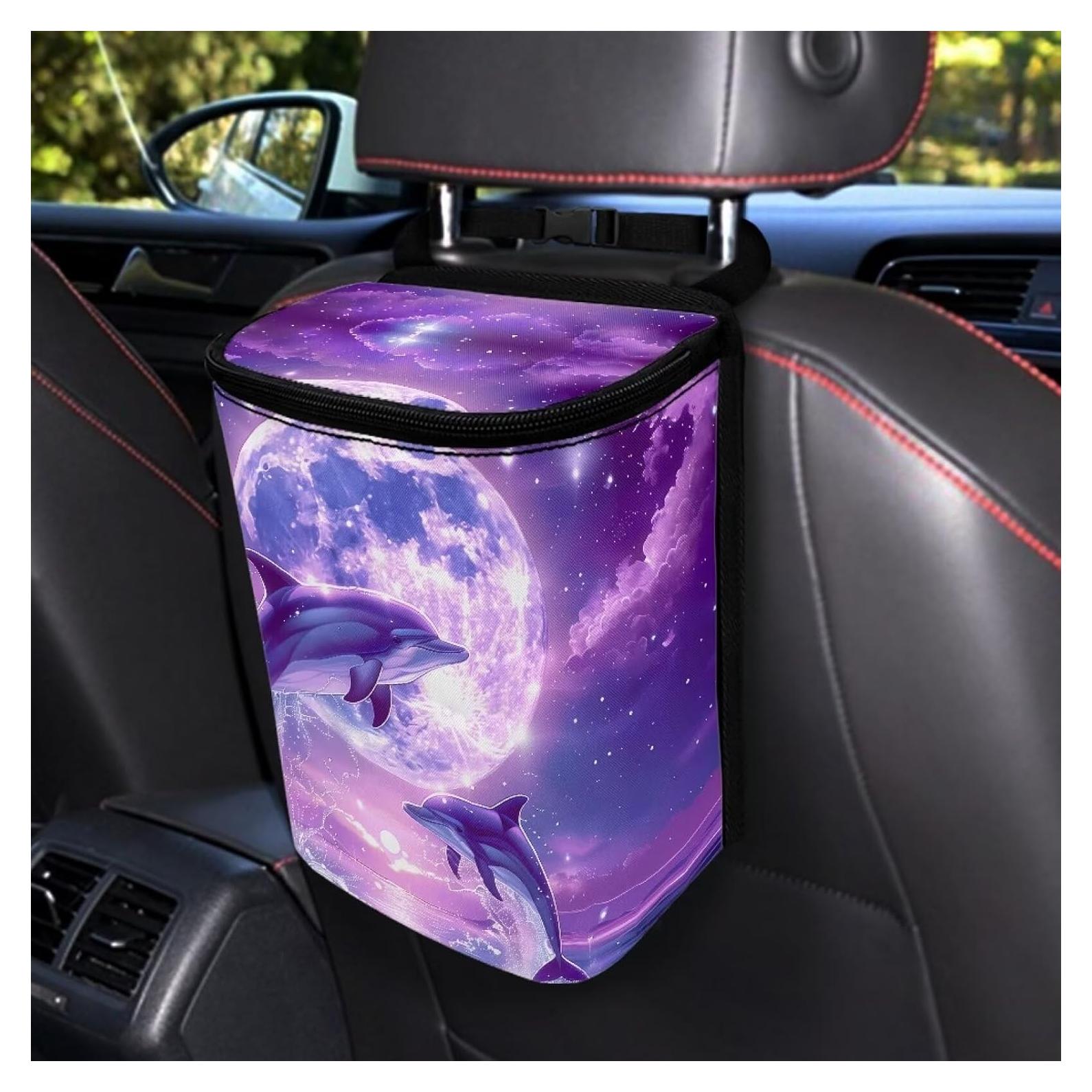 Cubo de Basura para Coche Talayituse 17x22x12cm Luna de Delfín