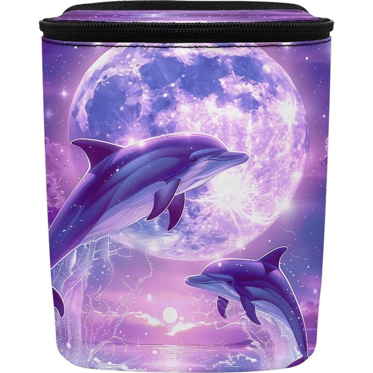 Cubo de Basura para Coche Talayituse 17x22x12cm Luna de Delfín