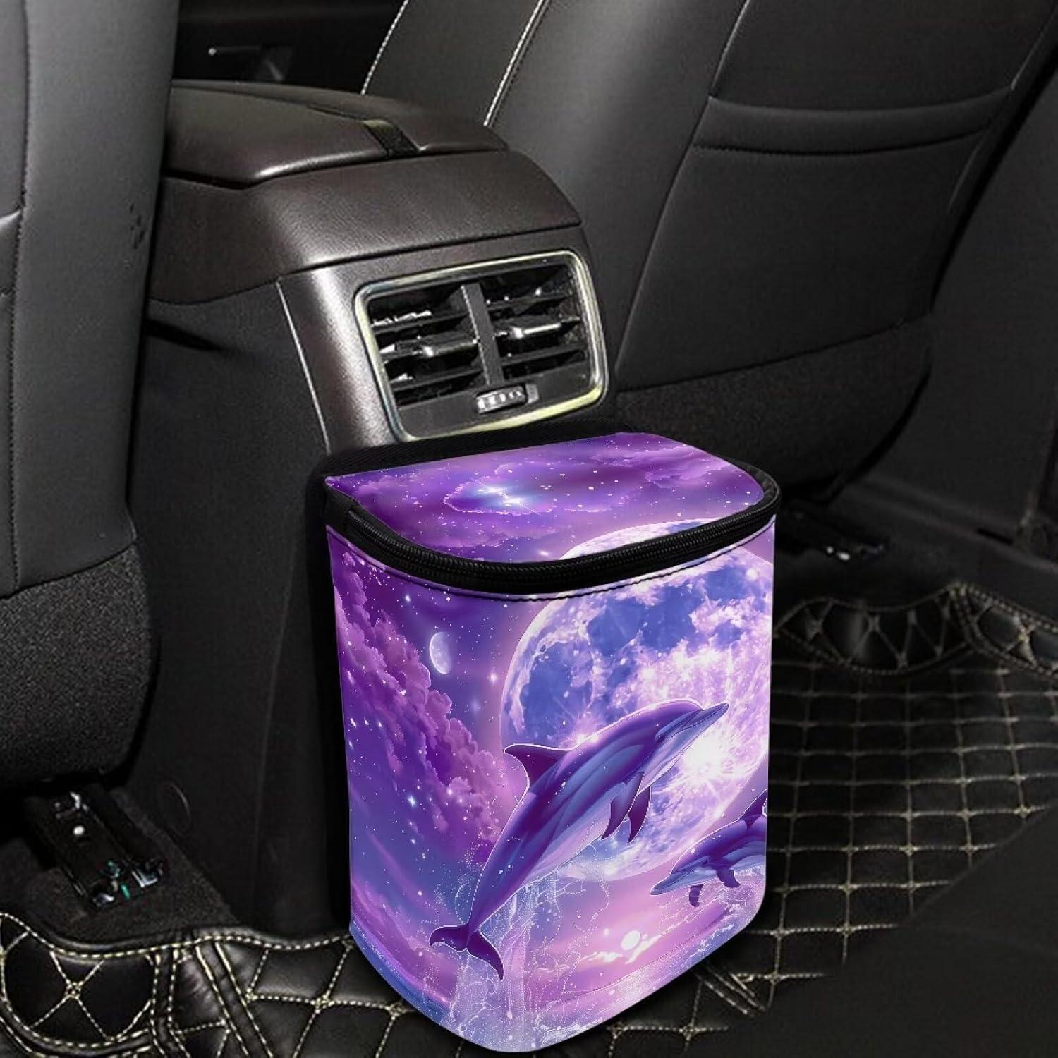 Cubo de Basura para Coche Talayituse 17x22x12cm Luna de Delfín