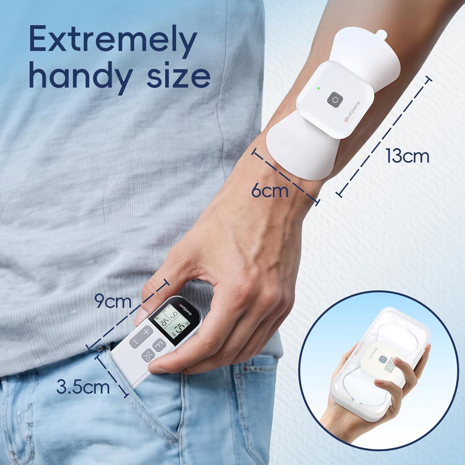 Comfytemp Estimulador Muscular TENS Inalámbrico 15 Modos