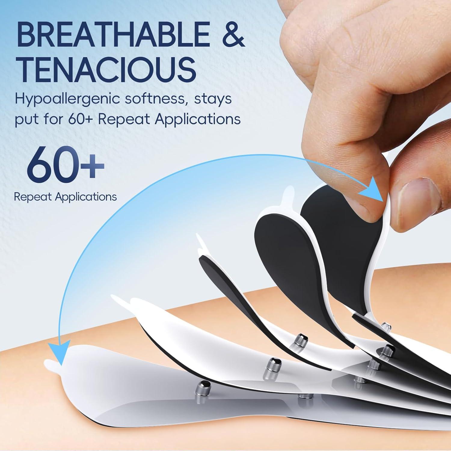 Comfytemp Estimulador Muscular TENS Inalámbrico 15 Modos