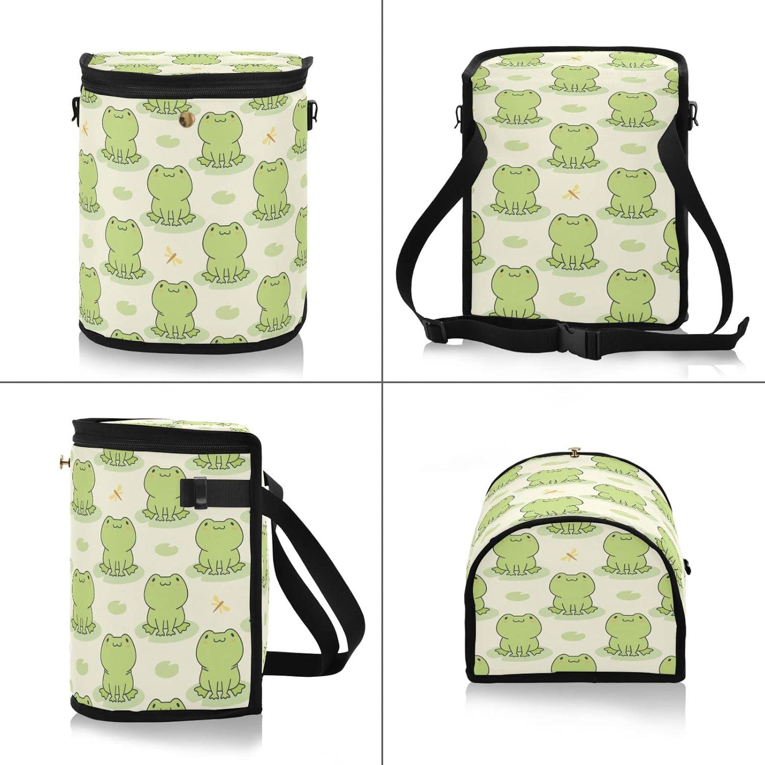 Basurero de Auto MNSRUU con Tapa y Correa Ajustable 23x18x28 cm