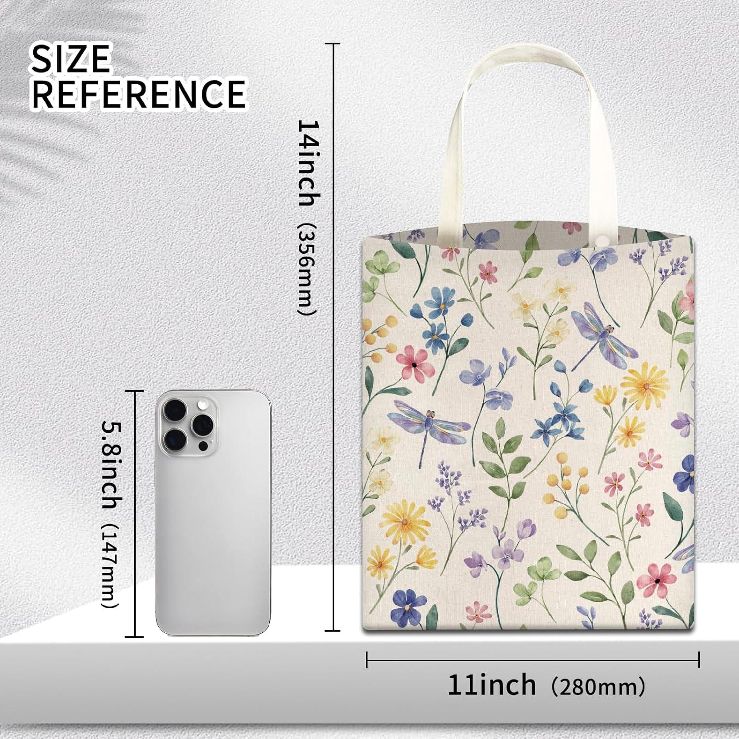 Basurero de Auto Colgante AUEKLLW con Flores Coloridas 30x23.9cm