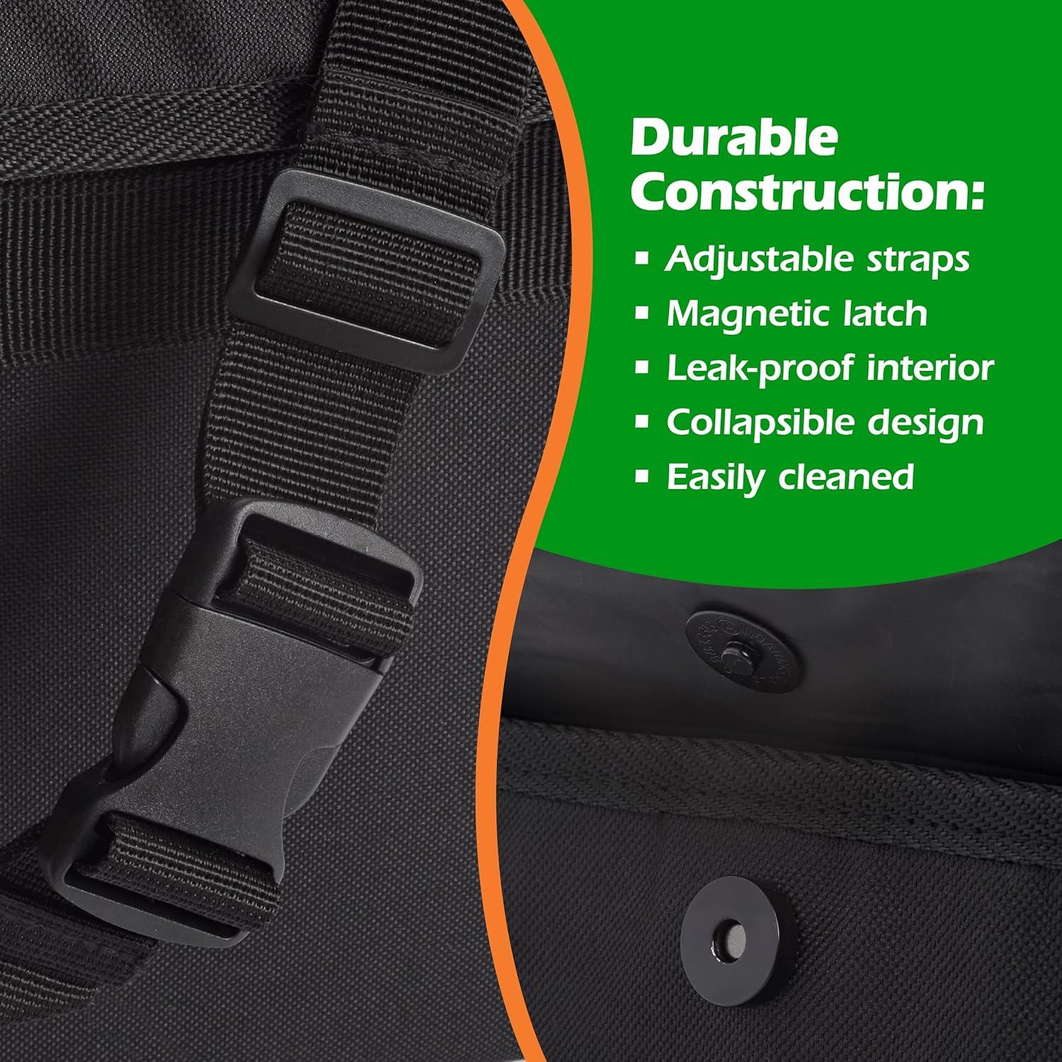 Basurero de Coche Plegable Drive Auto - A Prueba de Fugas, Negro