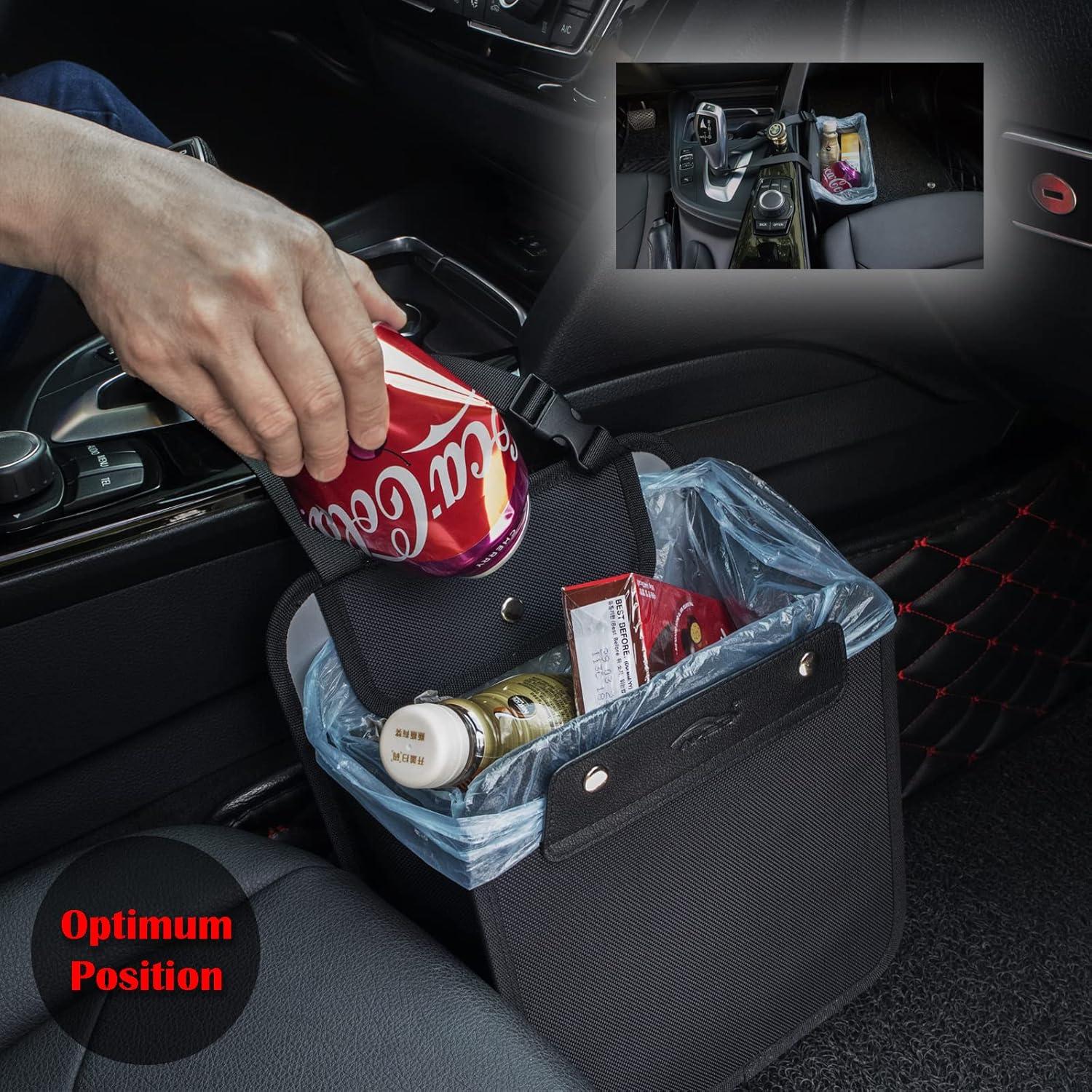 Bolsa de Basura para Auto AMEIQ 7.9L Portátil Negra