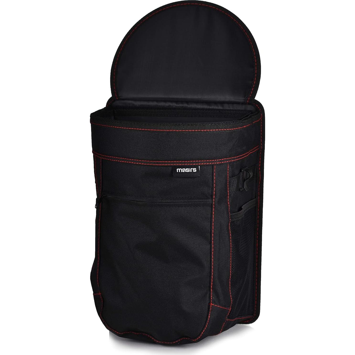 Basurero para Vehículo Masirs - 12L a Prueba de Fugas Negro