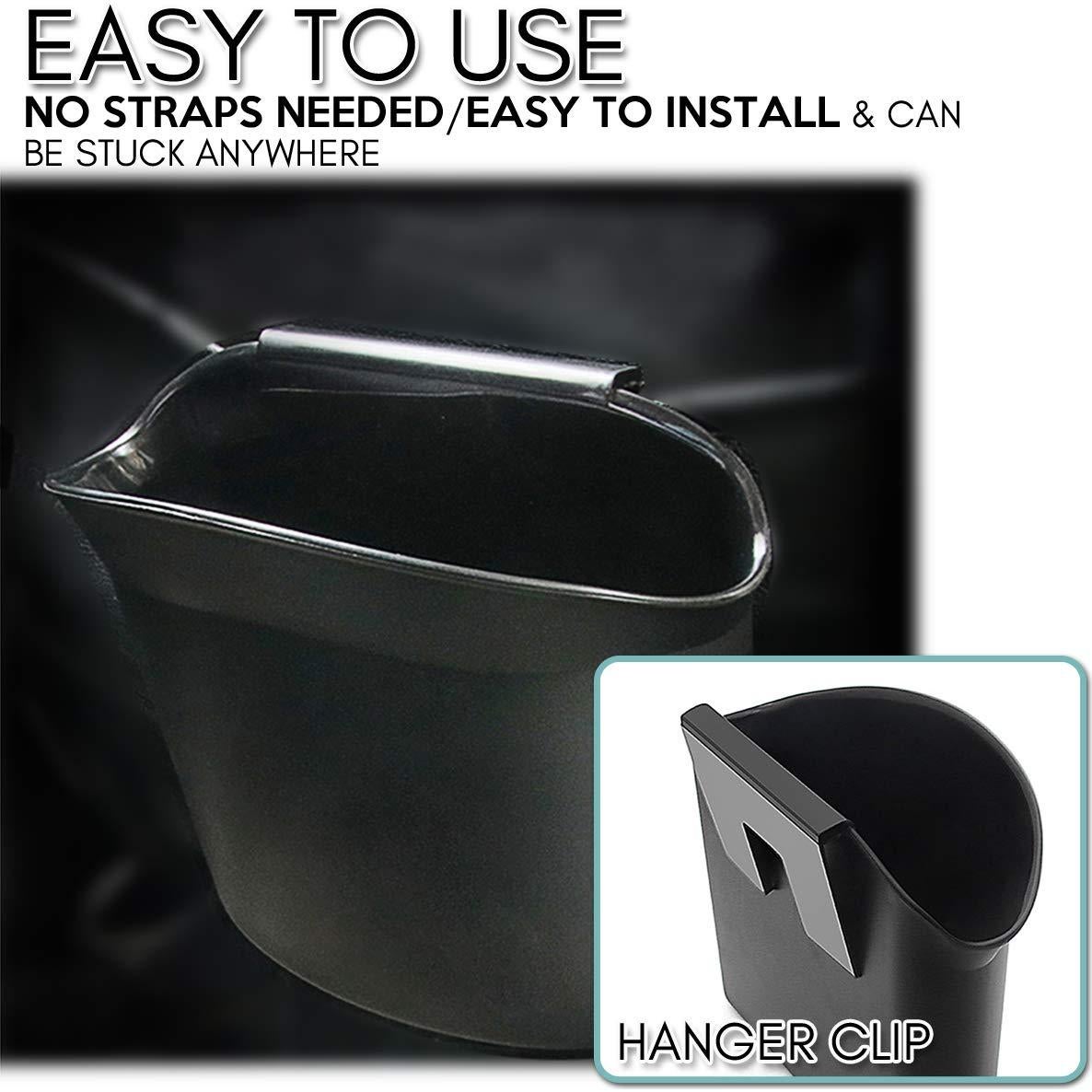 Basurero Colgante Portátil ZONETECH para Auto - Compacto 29.2x10.9x26.7 cm