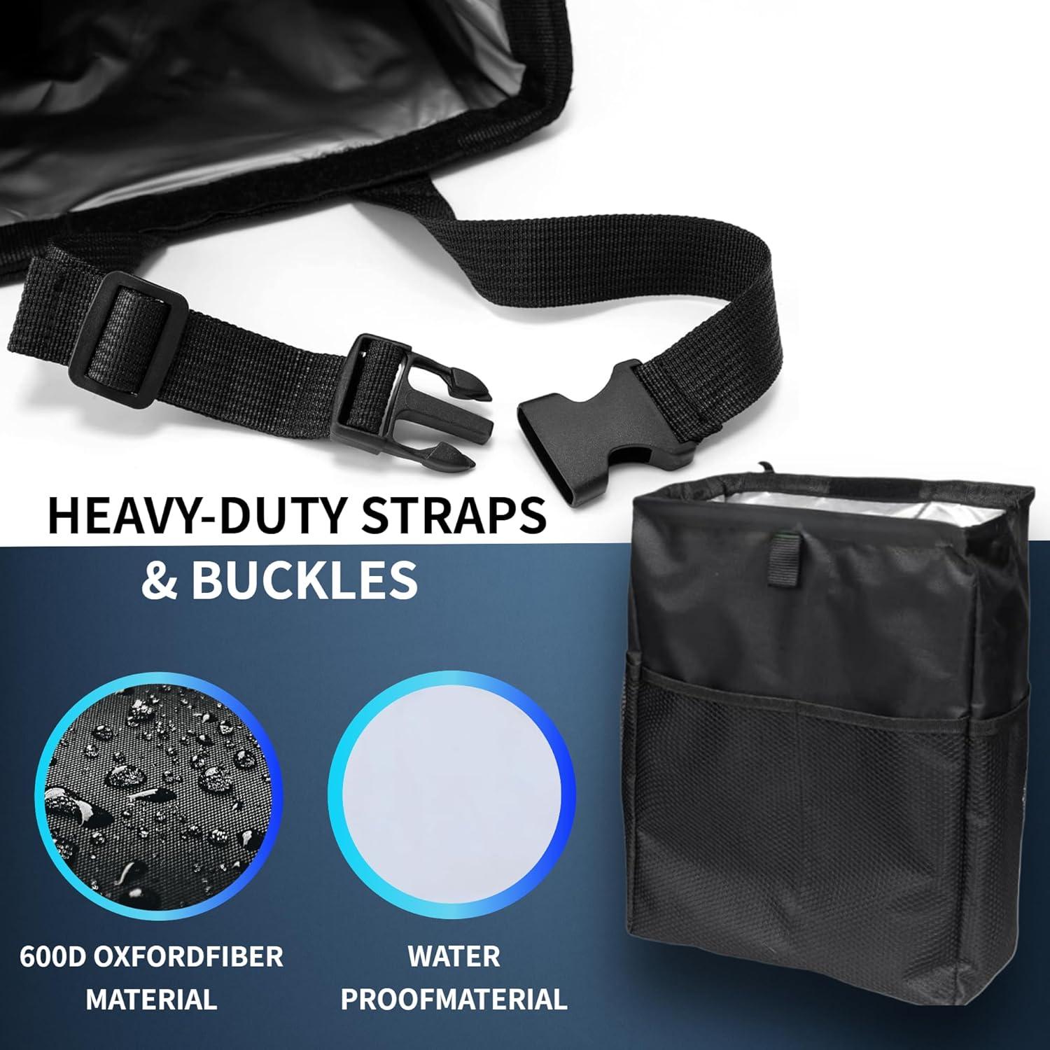 Bolsa de Basura para Automóvil MCNULGUR Negra Impermeable