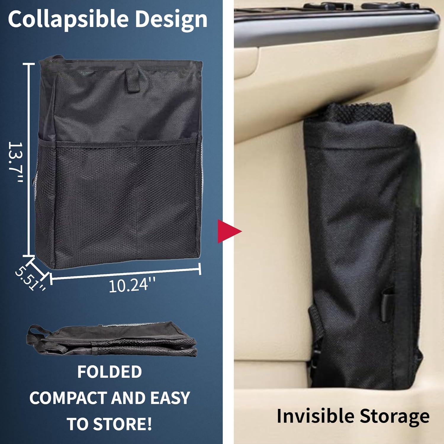 Bolsa de Basura para Automóvil MCNULGUR Negra Impermeable