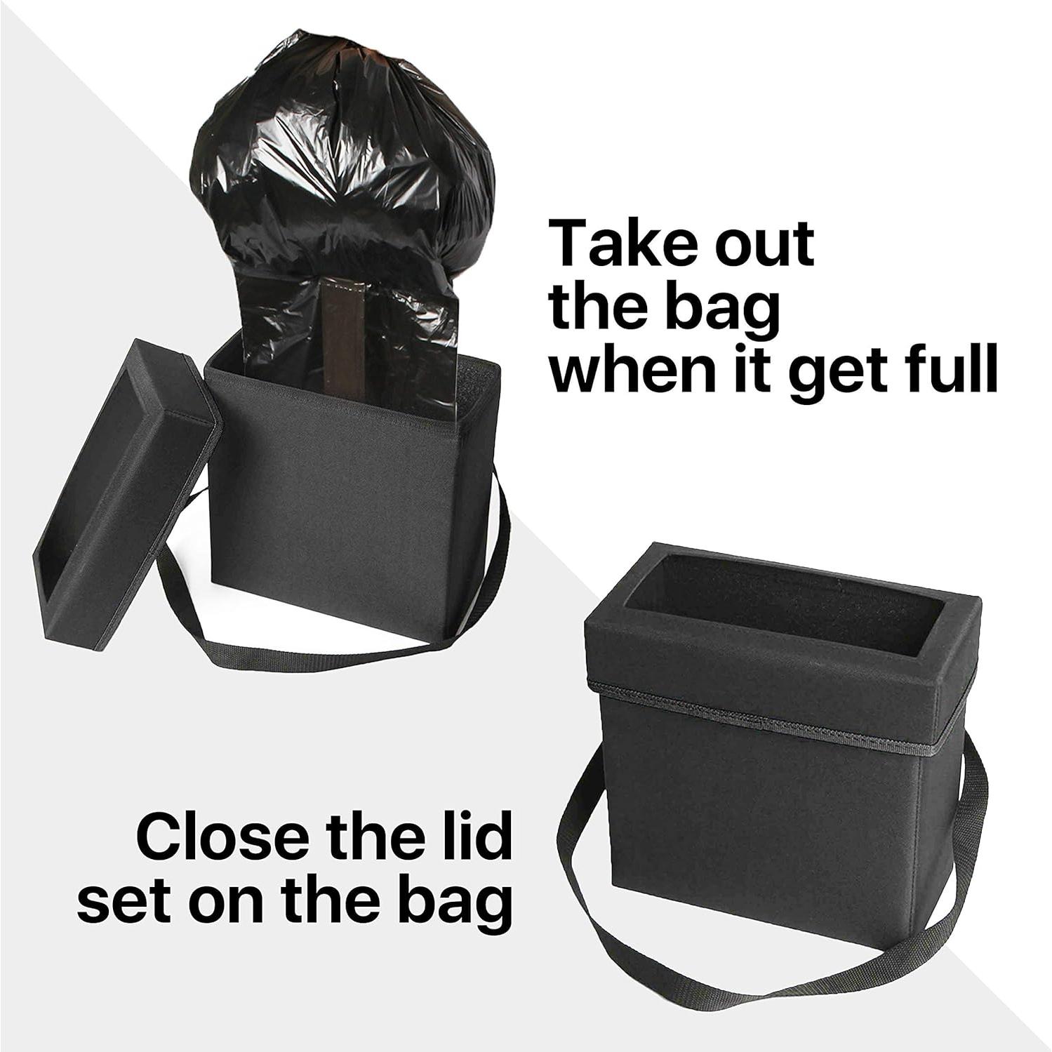 Basurero de Auto KMMOTORS Aladino Mediano con Bolsas Incluidas