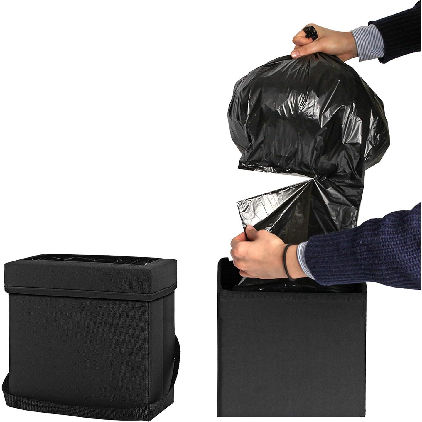 Basurero de Auto KMMOTORS Aladino Mediano con Bolsas Incluidas