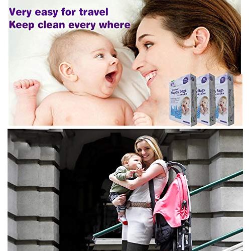 Bolsas Desechables para Pañales Dergik 270 Unidades Azul