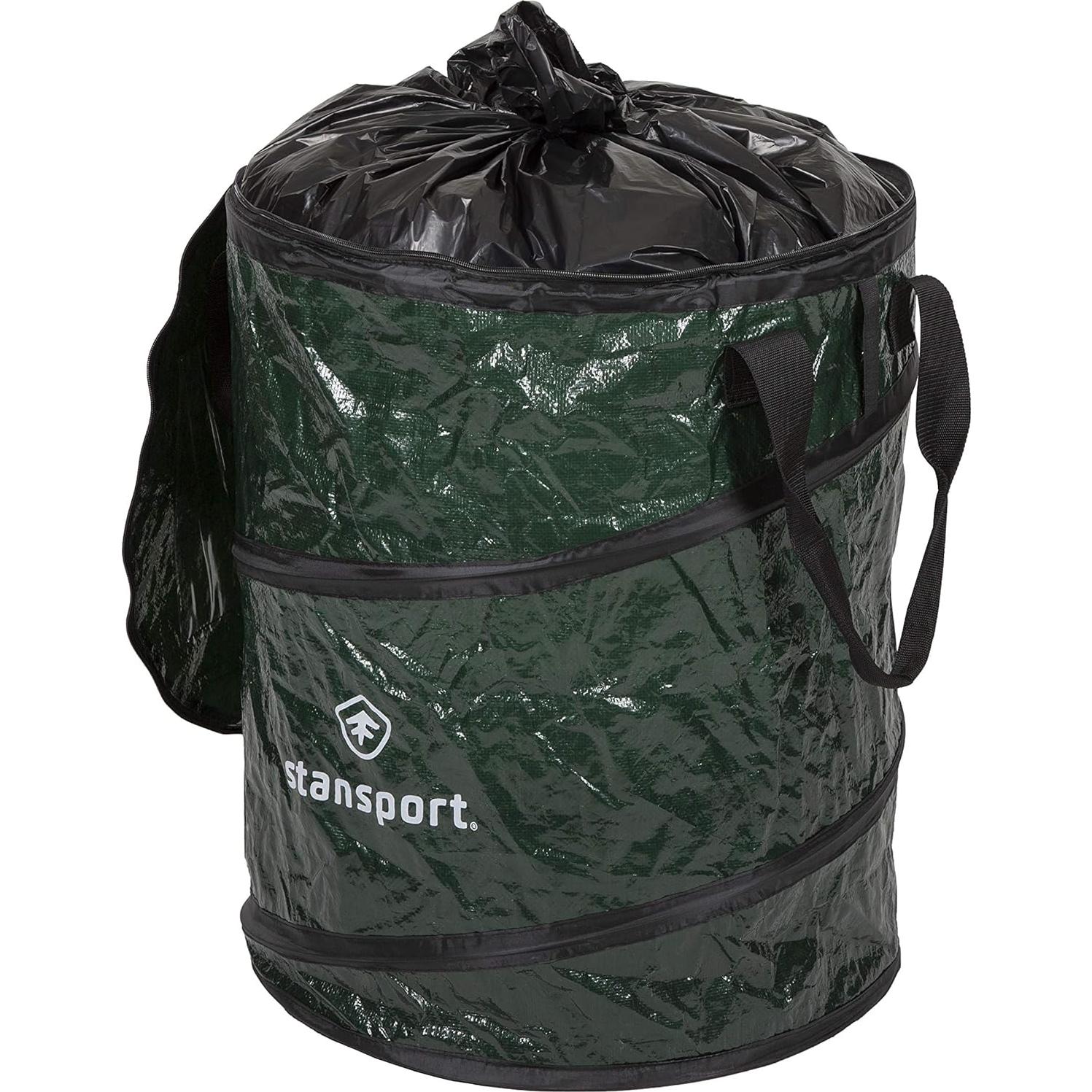 Contenedor de Basura Plegable Stansport 80L Verde