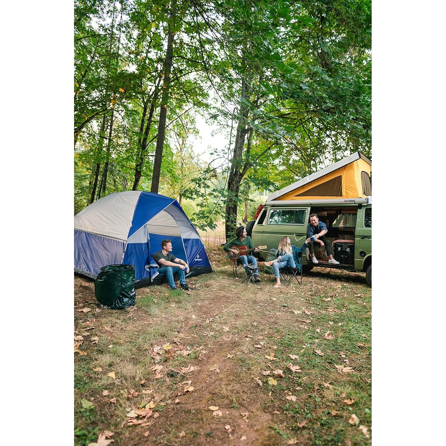 Contenedor de Basura Plegable Stansport 80L Verde