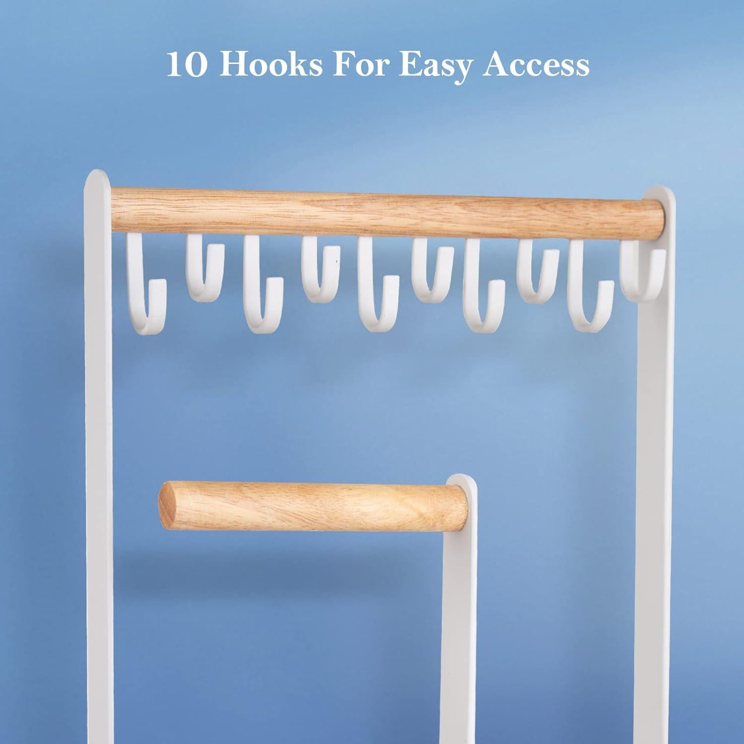 Organizador de Joyería ProCase 4 Niveles Blanco 32 cm