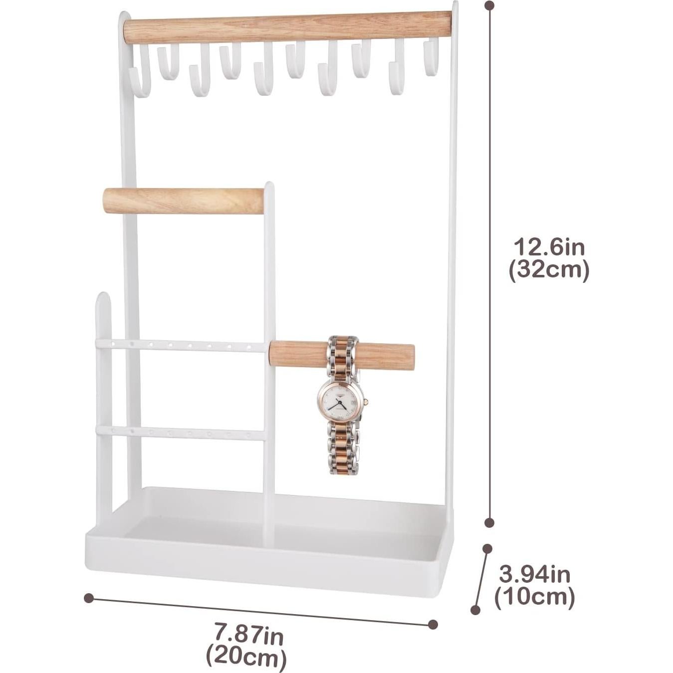 Organizador de Joyería ProCase 4 Niveles Blanco 32 cm