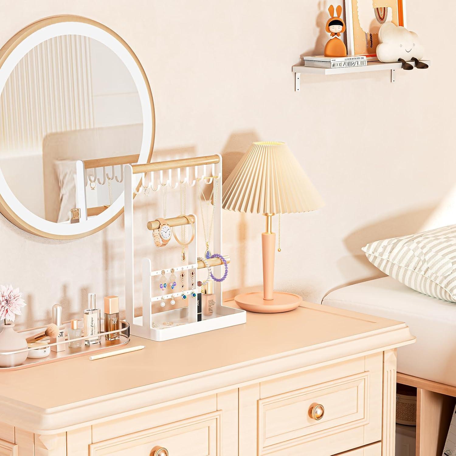 Organizador de Joyería ProCase 4 Niveles Blanco 32 cm